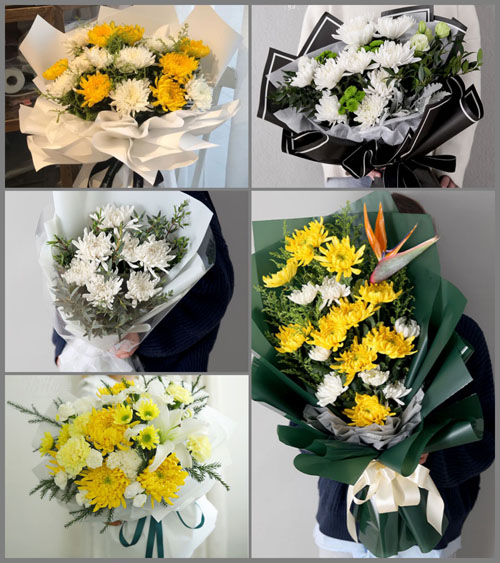 山西朔州朔城区滋润乡滋润村白事花束代送
